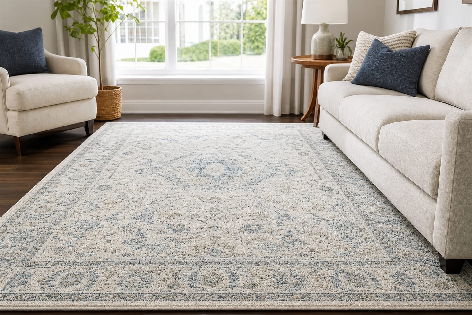 Carpet after professional cleaning