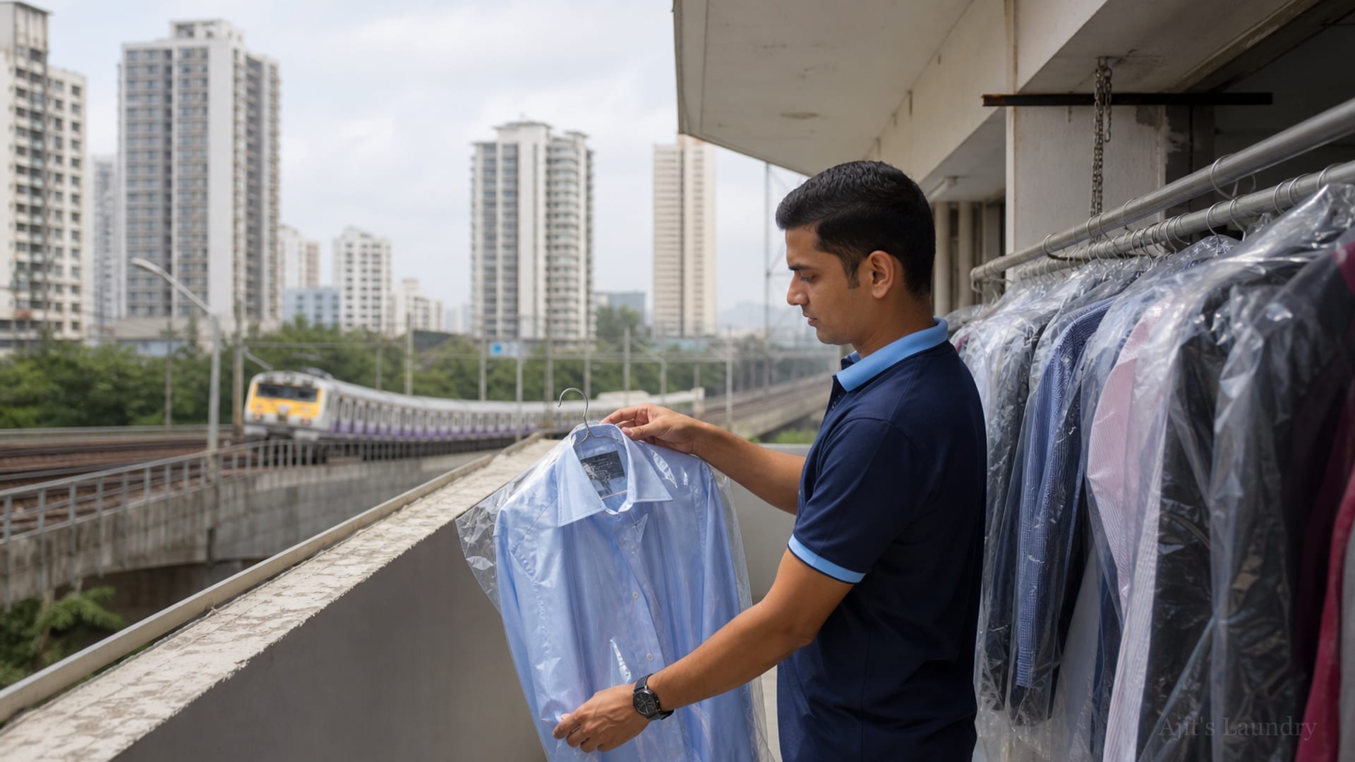 Laundry pickup coverage in Bhandup East