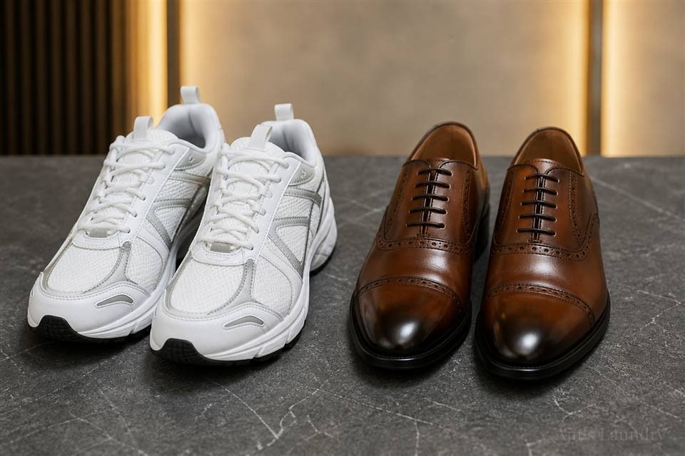 Final look after Shoe Spa & Dry Clean at Ajit's Laundry Mulund
